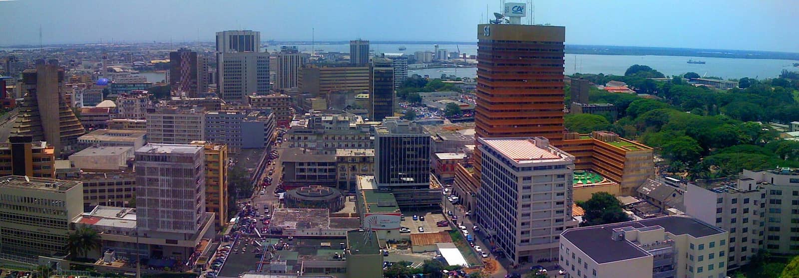 Paysage urbain à Abidjan