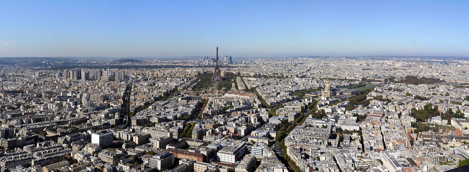 Vue de Paris, lieu de résidence de membres de la diaspora